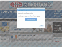 Tablet Screenshot of forummleczarskie.pl